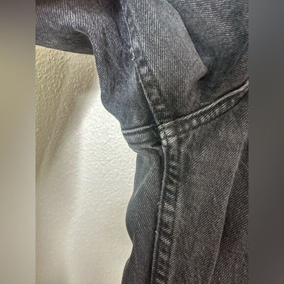 Abercrombie & Fitch ultra high rise Black Straight Jeans Sz 28 xs - Picture 4 of 5